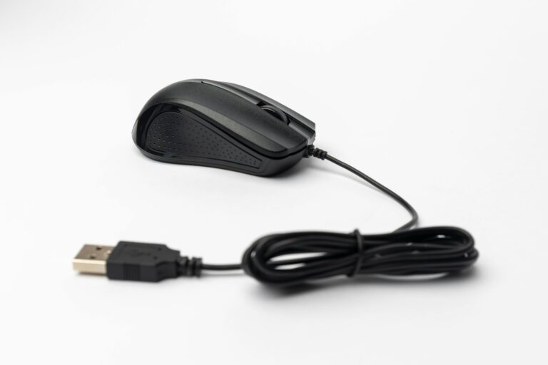 computer mouse in studio